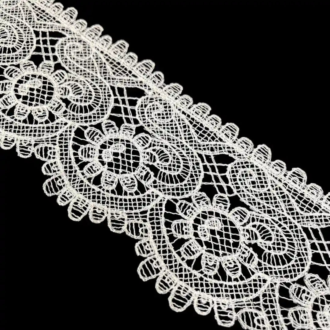 Traditional Floral Lace Border Pattern Design | Width 8.8cm (3.5 inches) 88mm