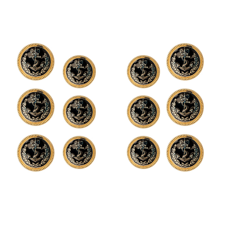 Anchor Style Metal Buttons