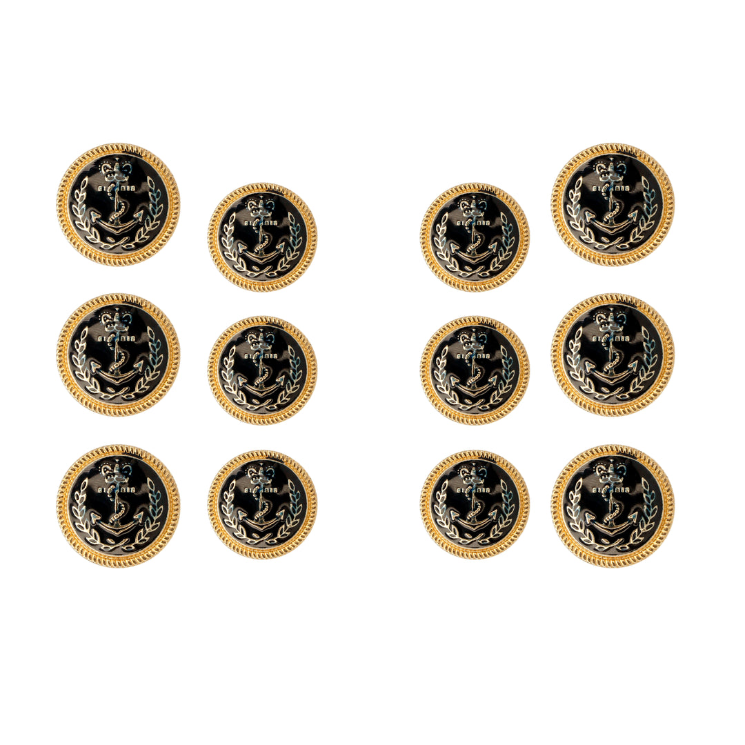 Anchor Style Metal Buttons