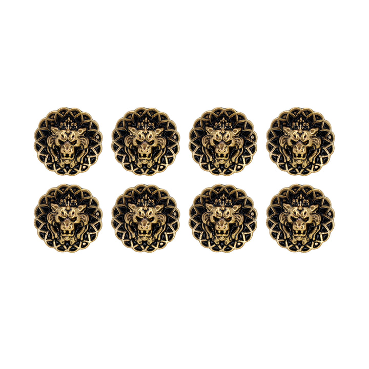 Lion Head Buttons for Clothing and Accessories