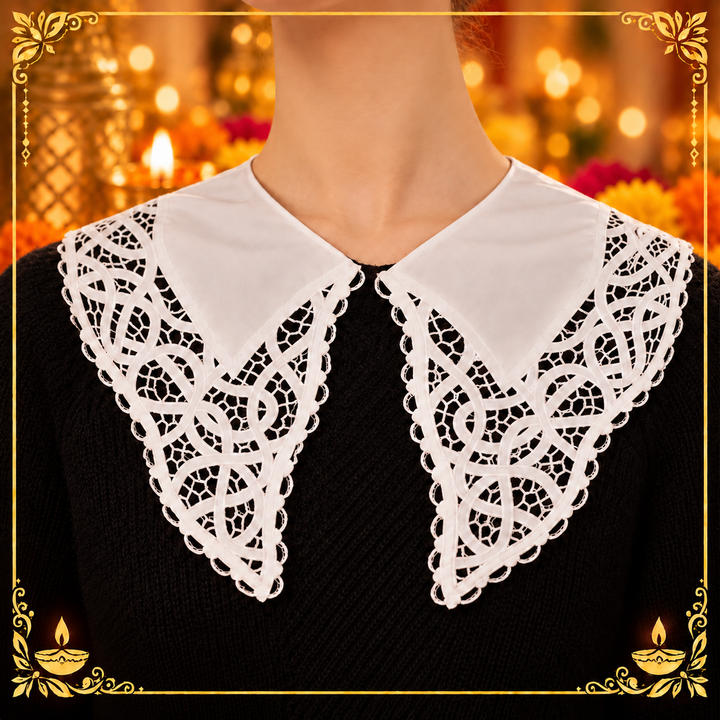 Broderie Anglais Peter Pan Collar