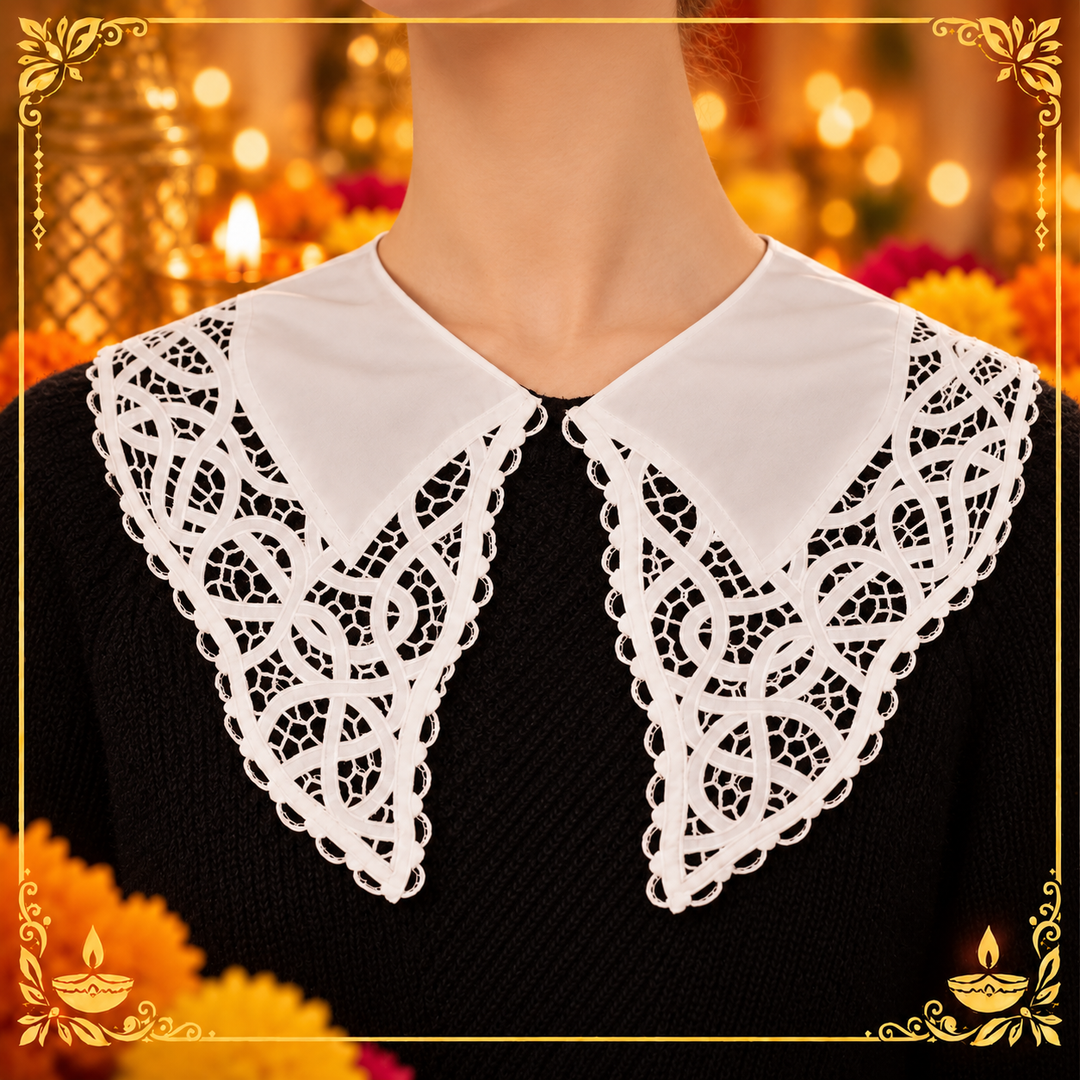 Broderie Anglais Peter Pan Collar