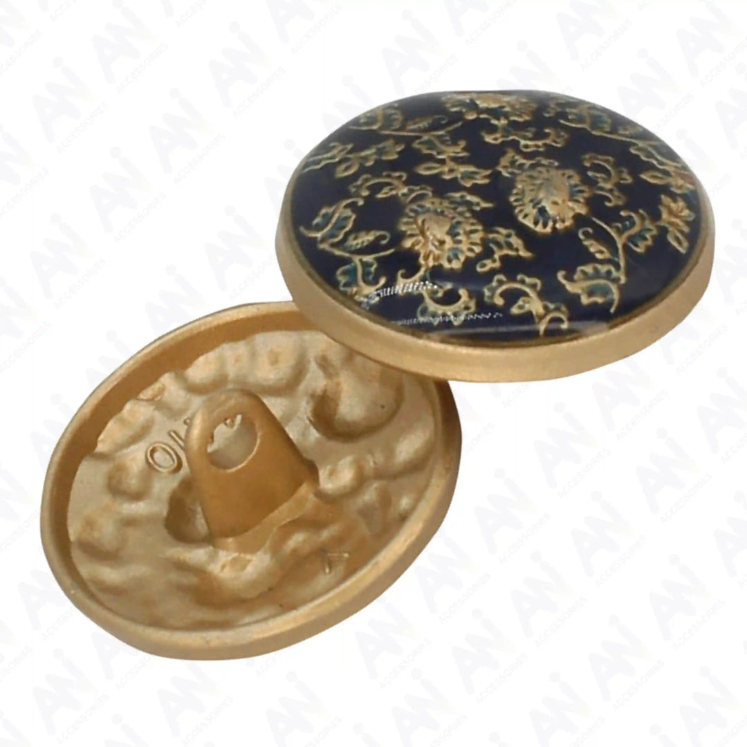 Buy Floral Metal Buttons – High-quality, stylish buttons for DIY crafts, sewing, and apparel decoration