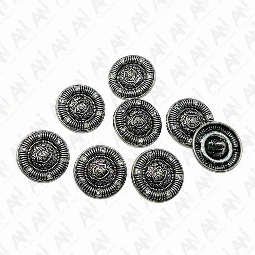 Luxury metal buttons for every occasion by Ani Accessories, crafted for coats and stylish outerwear