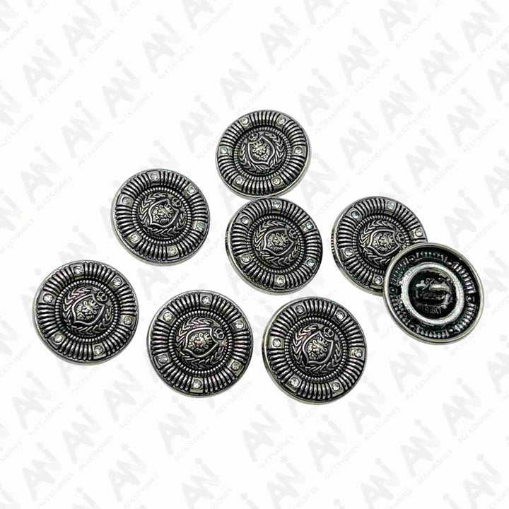 Luxury metal buttons for every occasion by Ani Accessories, crafted for coats and stylish outerwear