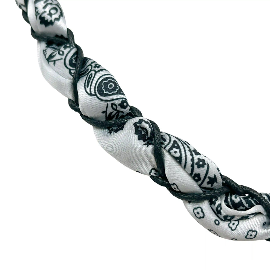 Braided Bandana Scarf Tassel Belt