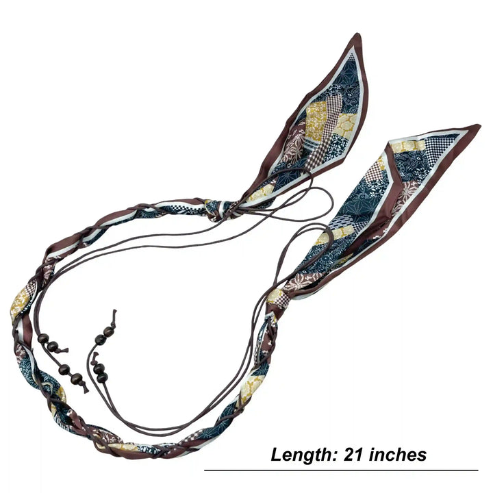 Multicolor Scarf Macrame Belt