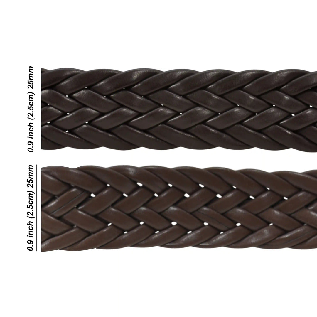 Coiled Braided Leather Lace