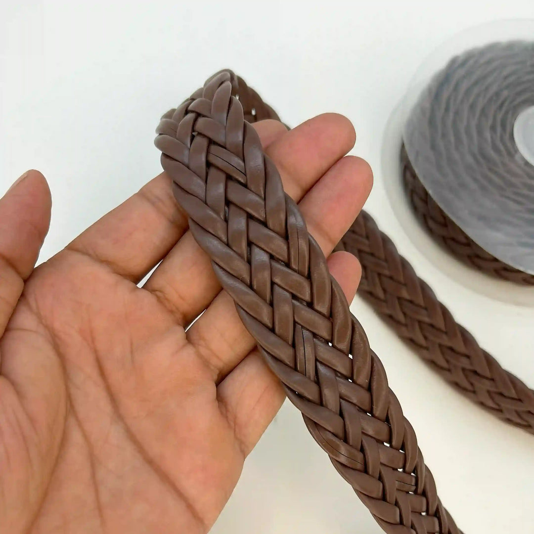 Coiled Braided Leather Lace