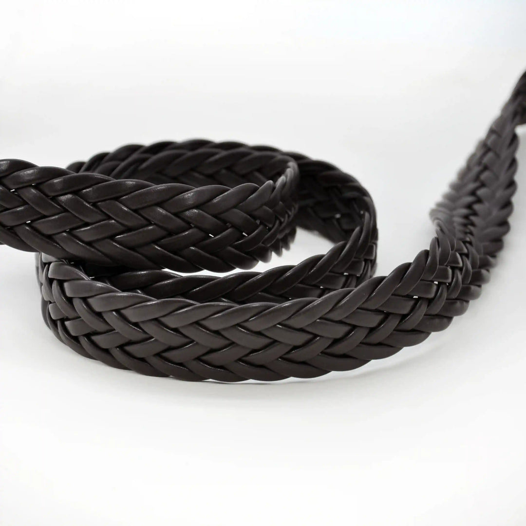 Coiled Braided Leather Lace