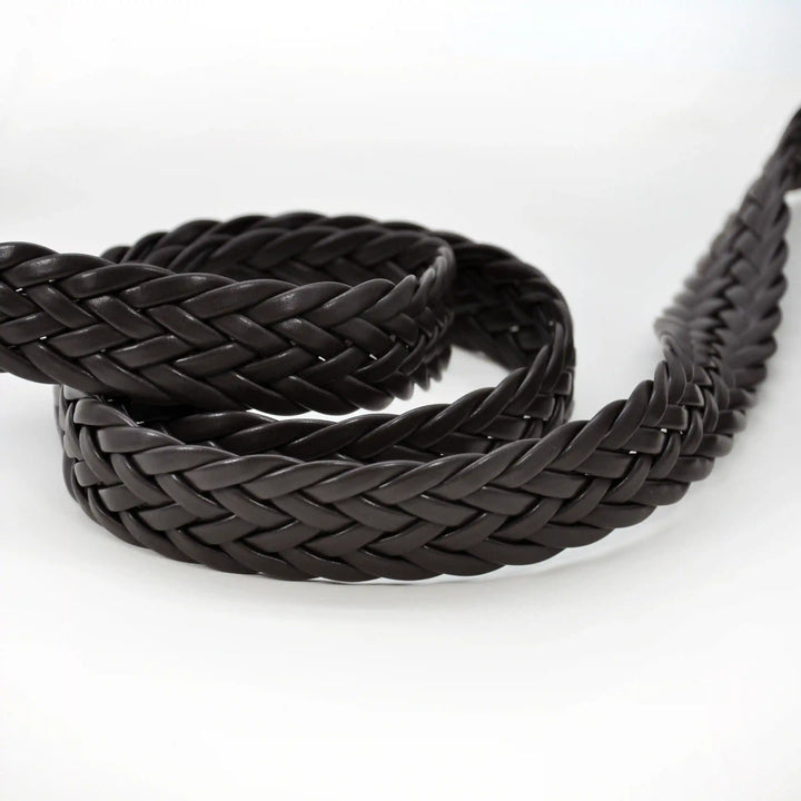 Coiled Braided Leather Lace