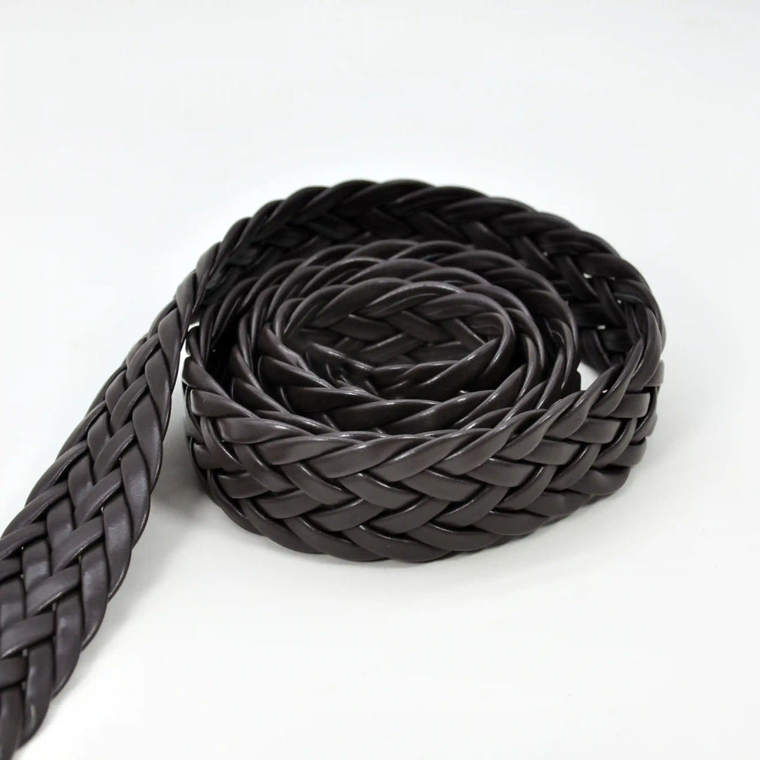 Coiled Braided Leather Lace