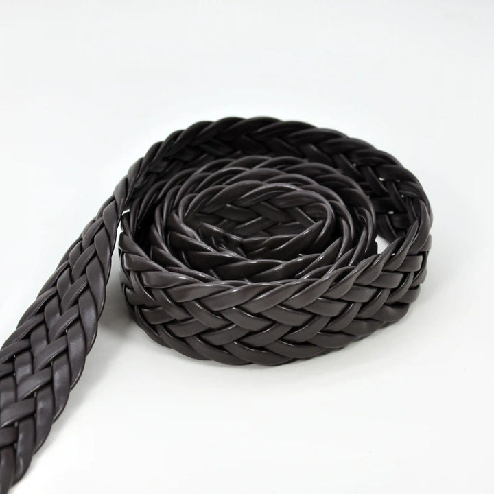 Coiled Braided Leather Lace