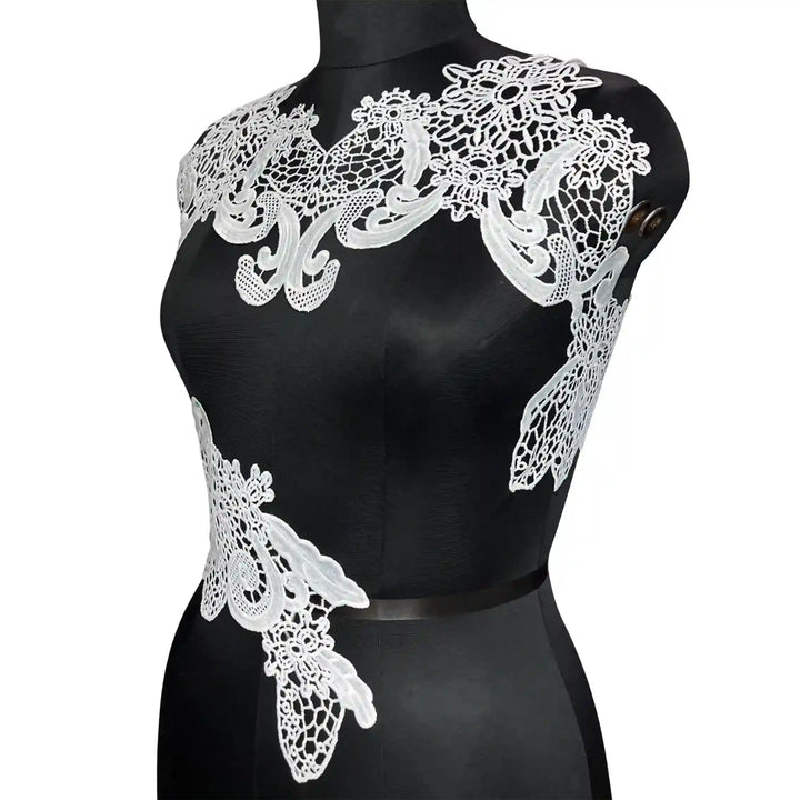 Floral Baroque Bodice Lace Yoke