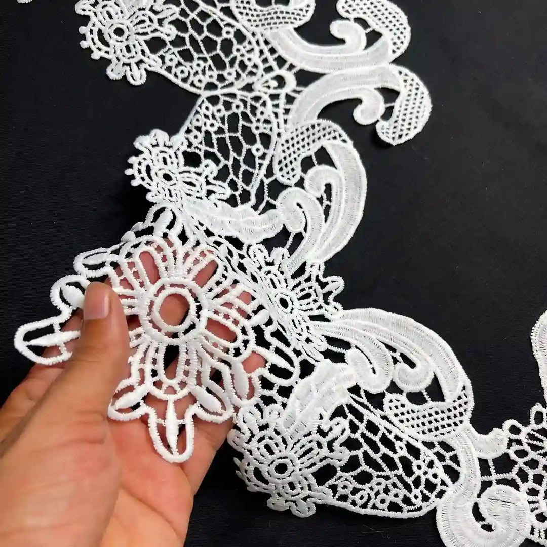 Floral Baroque Bodice Lace Yoke