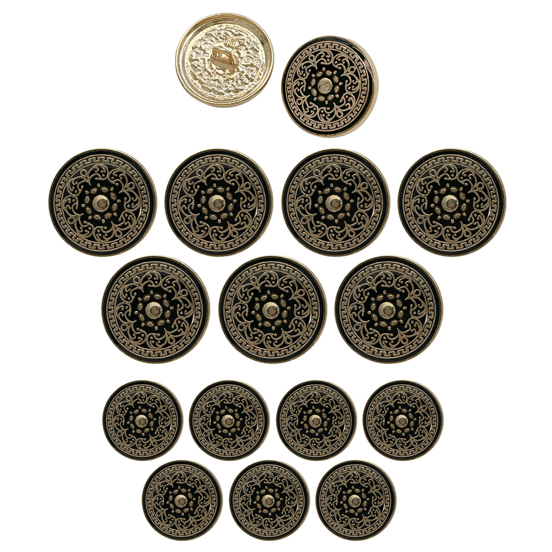 Royal Elegance Metal Buttons