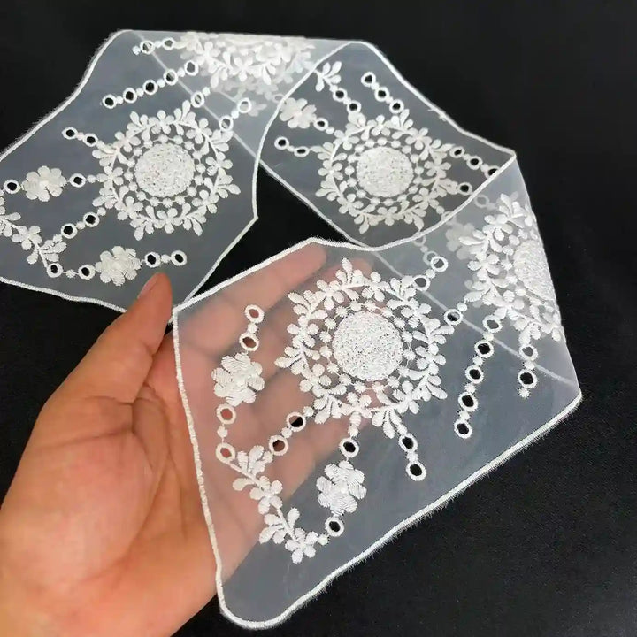 Detachable Embroidered Collar for Kids