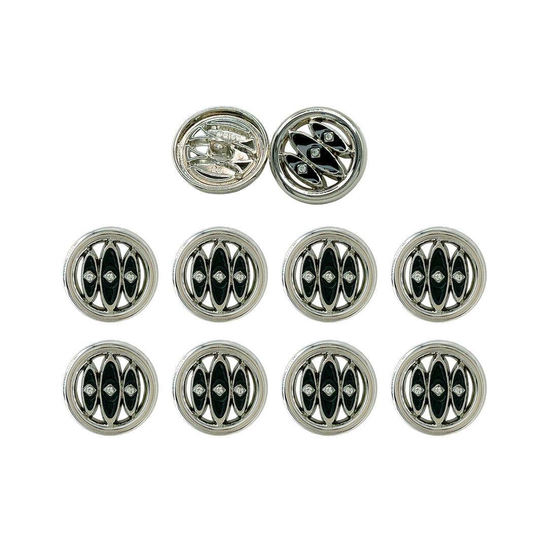 Inlay Design Metal Buttons