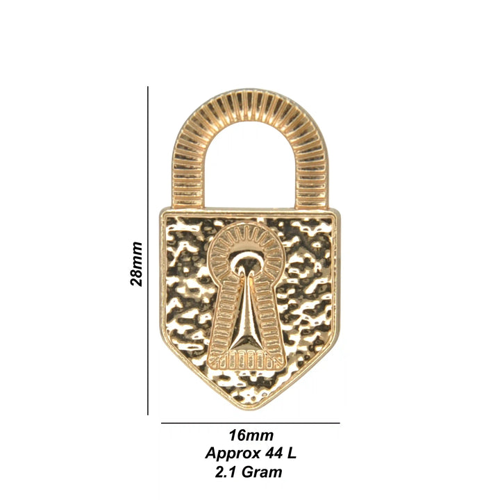 Decorative Padlock Shank Buttons | 28mm(44L)