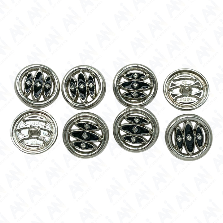 Inlay Design Metal Buttons