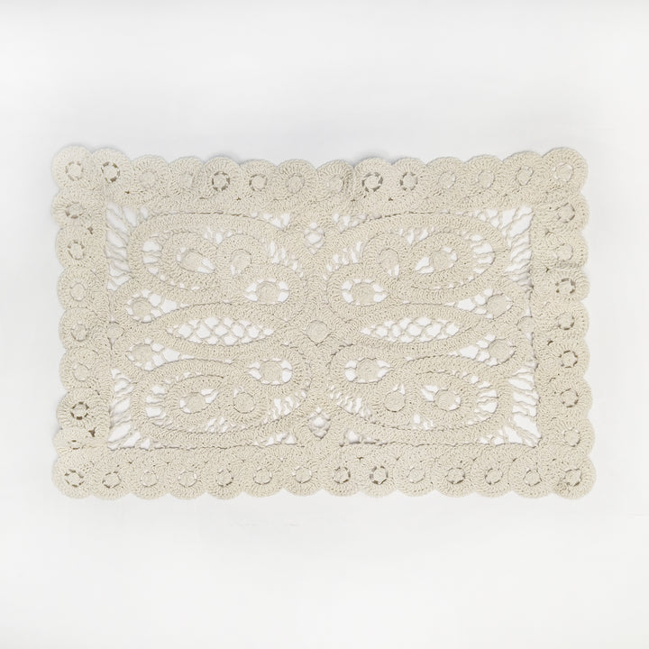 Rectangular Crochet Doily Patch