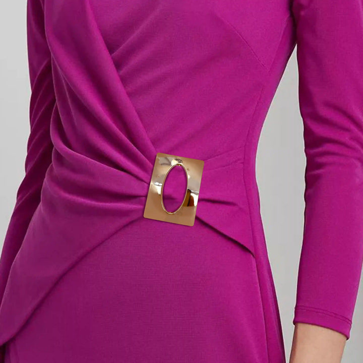 Oval-Cutout Rectangular Buckle