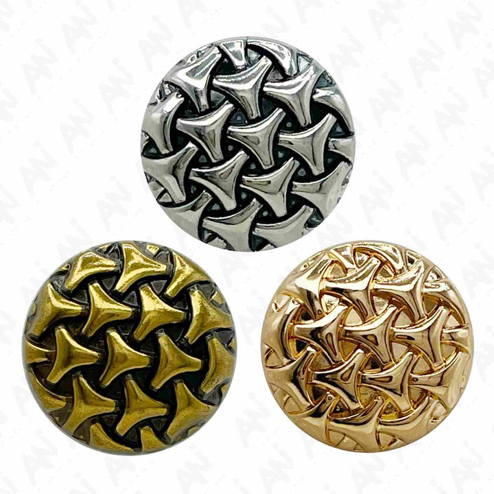 Infinity Metal Dome Buttons | 10mm, 18mm & 23mm
