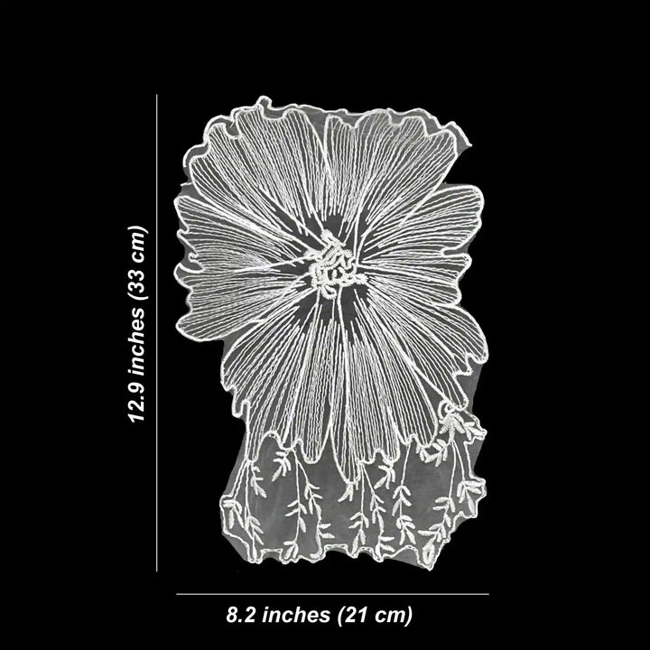 Organza Floral Style Patch