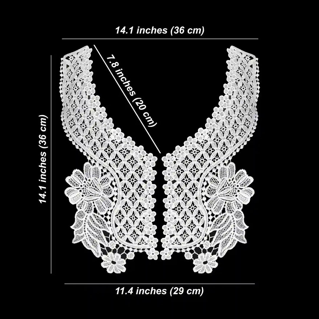 Floral Style V Necklines Patch