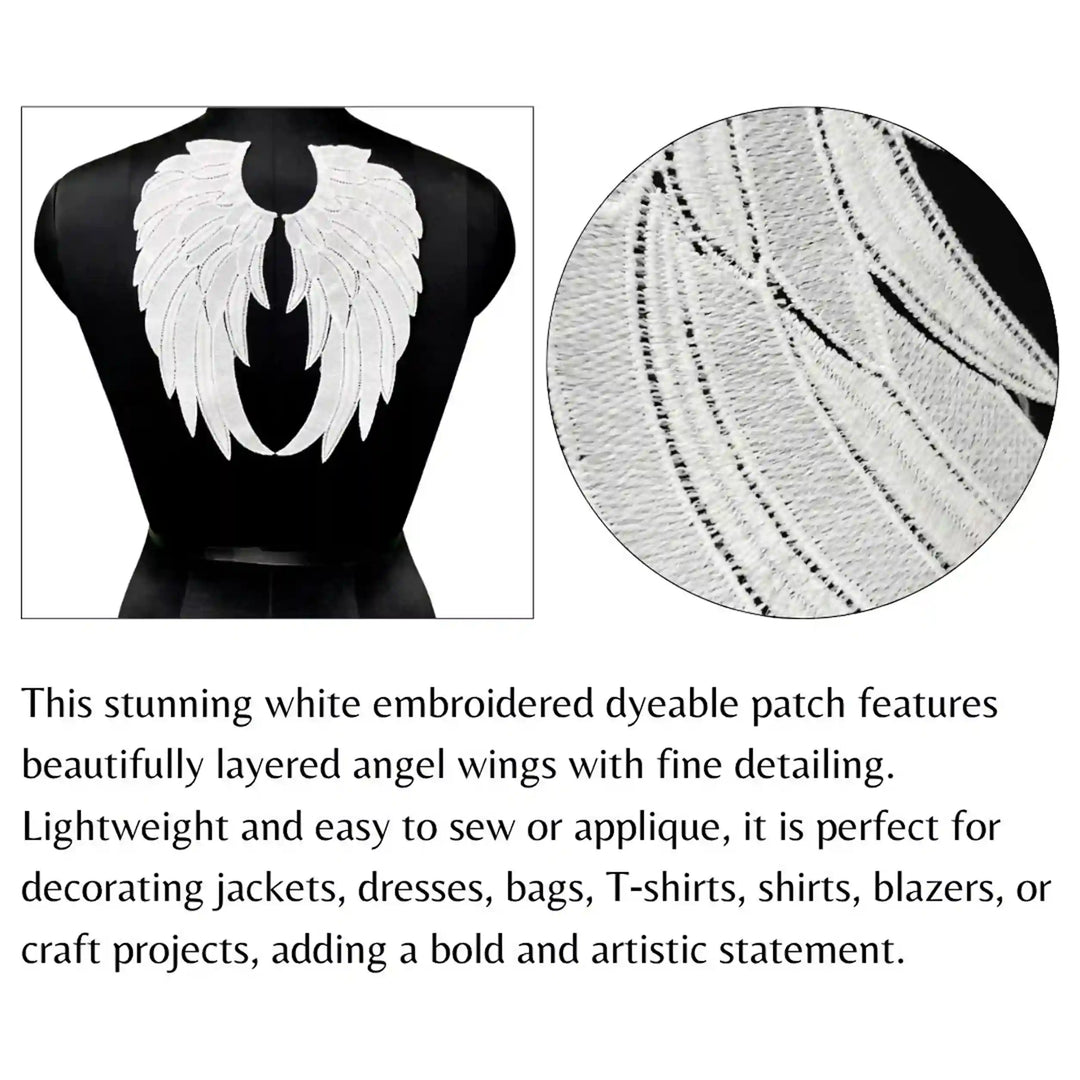 Wing Style Spun Poly Patch