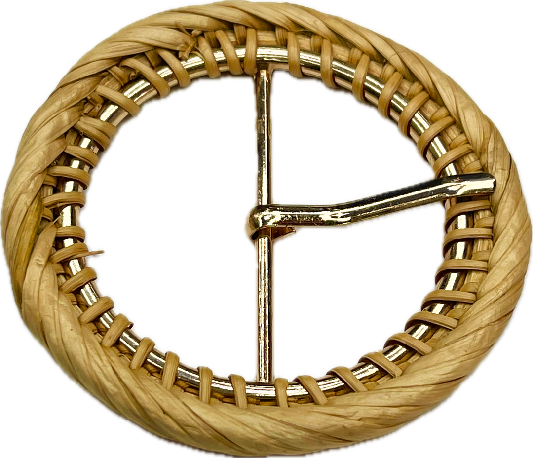 Timeless Design Raffia Buckle