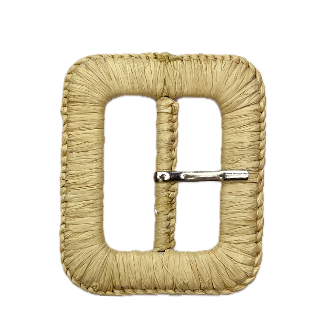 Fashionable Raffia Buckle for Clothing