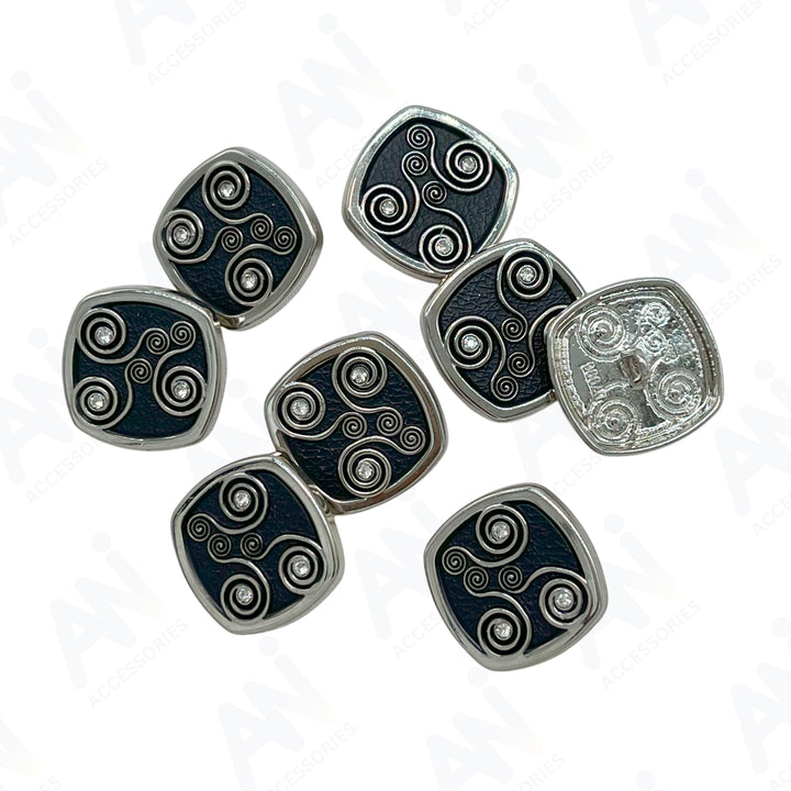 Decorative Pearl Apparel Metal Buttons