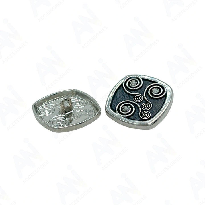 Decorative Pearl Apparel Metal Buttons | 	18mm(28L) & 23mm(36L)