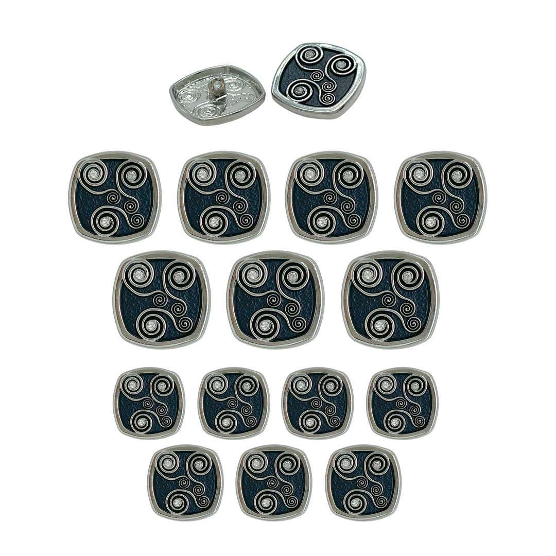 Decorative Pearl Apparel Metal Buttons