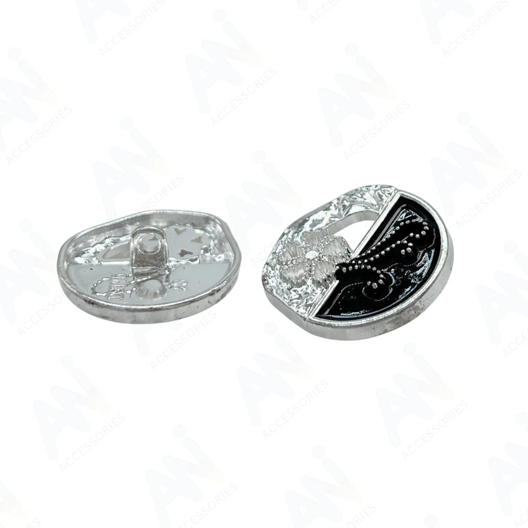 Ornate Metal Button | 18mm(28L) & 23mm(36L)