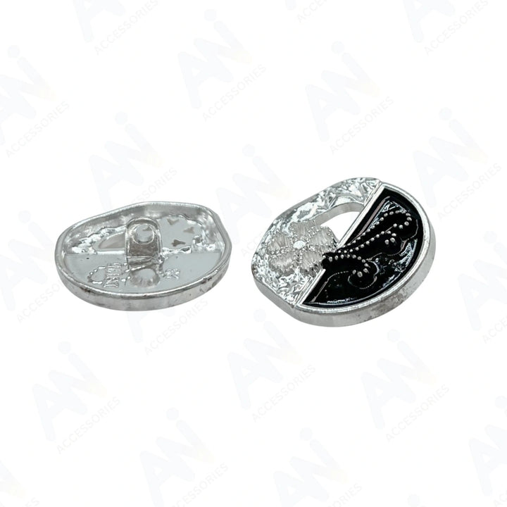 Ornate Metal Button | 18mm(28L) & 23mm(36L)