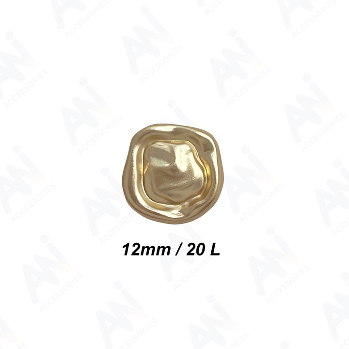 Organic Shape Metal Button