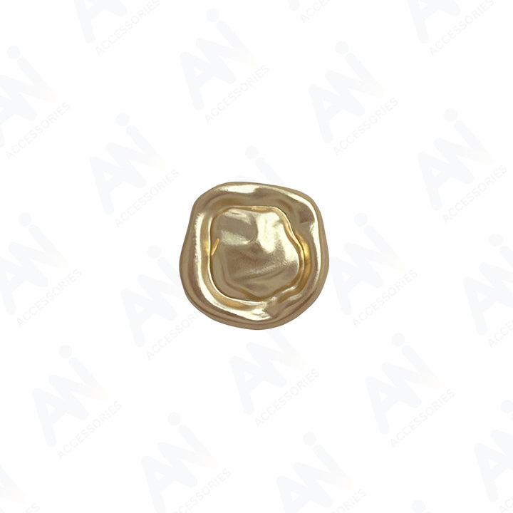 Organic Shape Metal Button