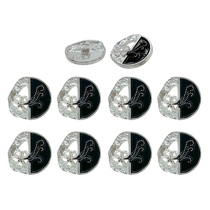 Ornate Metal Button | 18mm(28L) & 23mm(36L)