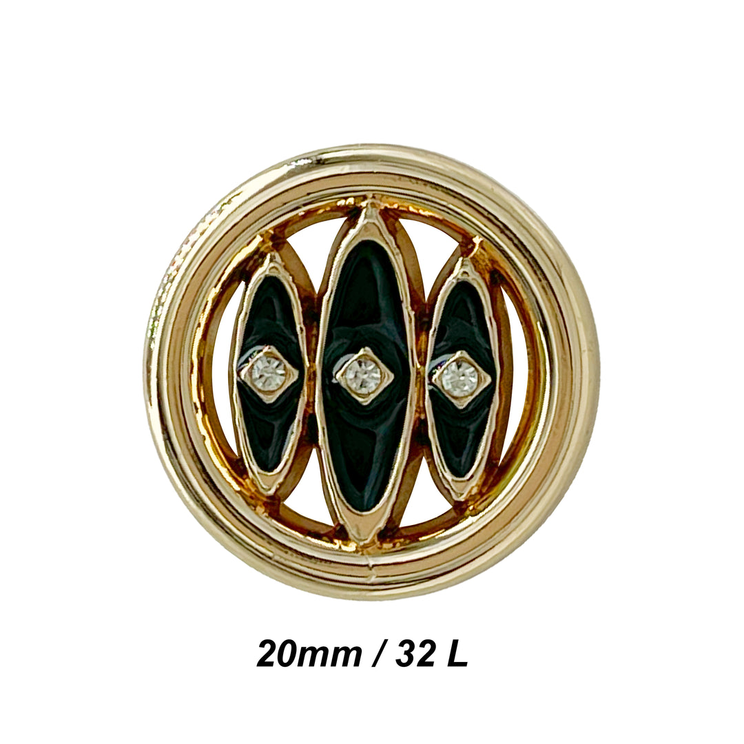 Inlay Design Metal Buttons