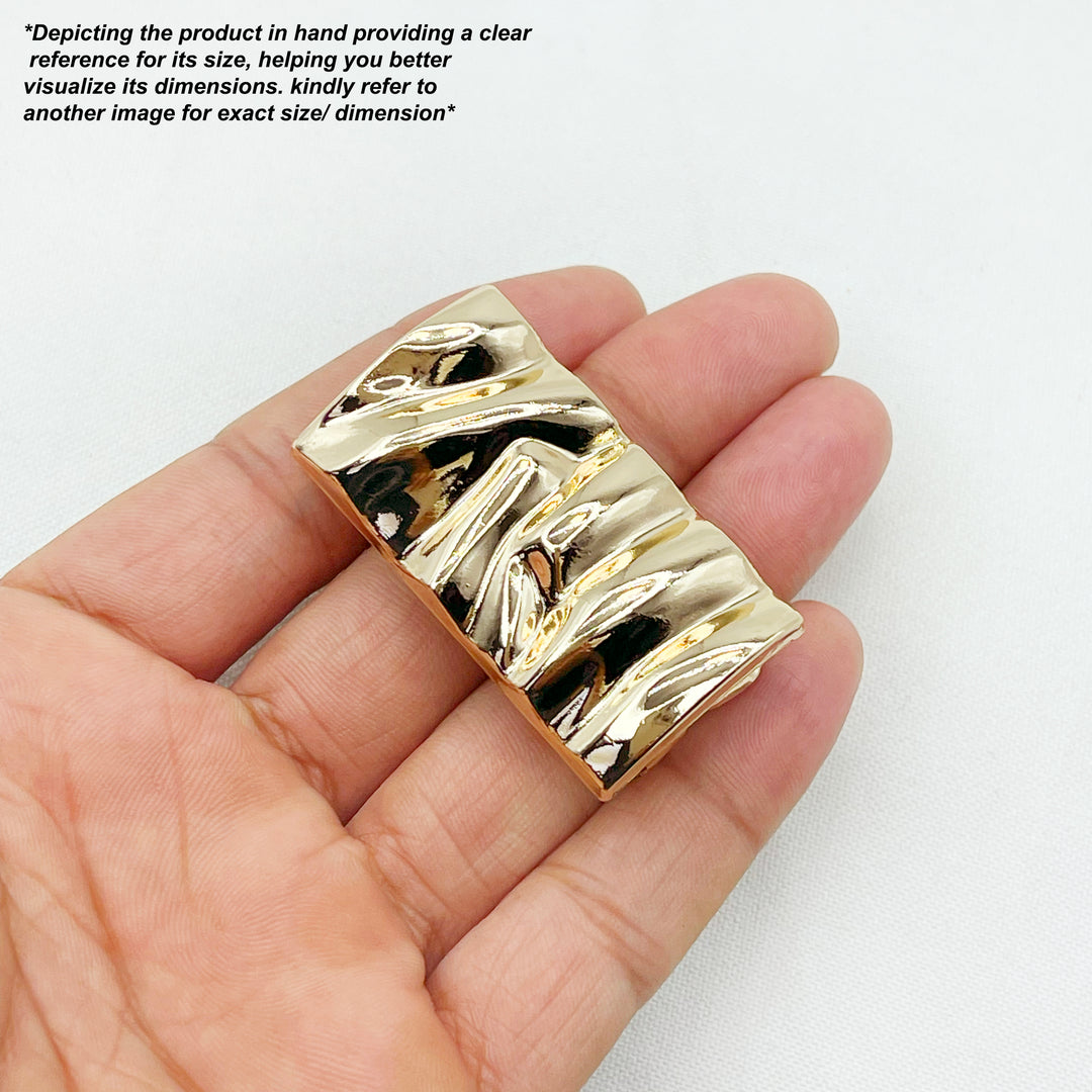 Abstract Design Gold Buckle