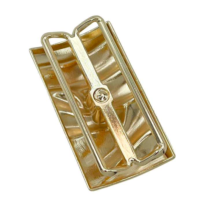 Abstract Design Gold Buckle