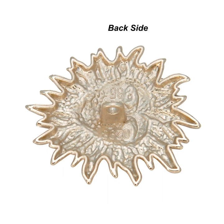 Starburst Sunburst Design Metal Buttons | 35mm(55L)