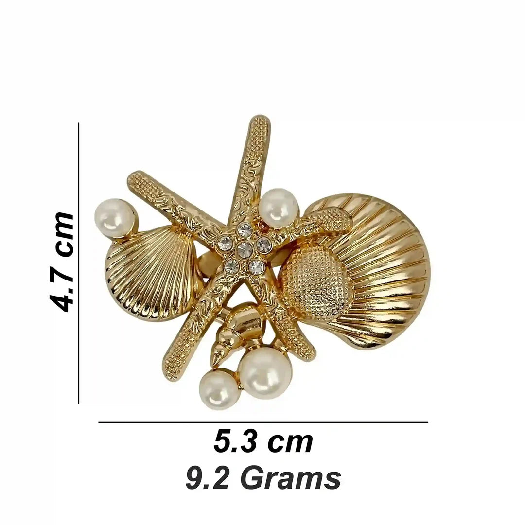 Rhinestone Elephant Brooch