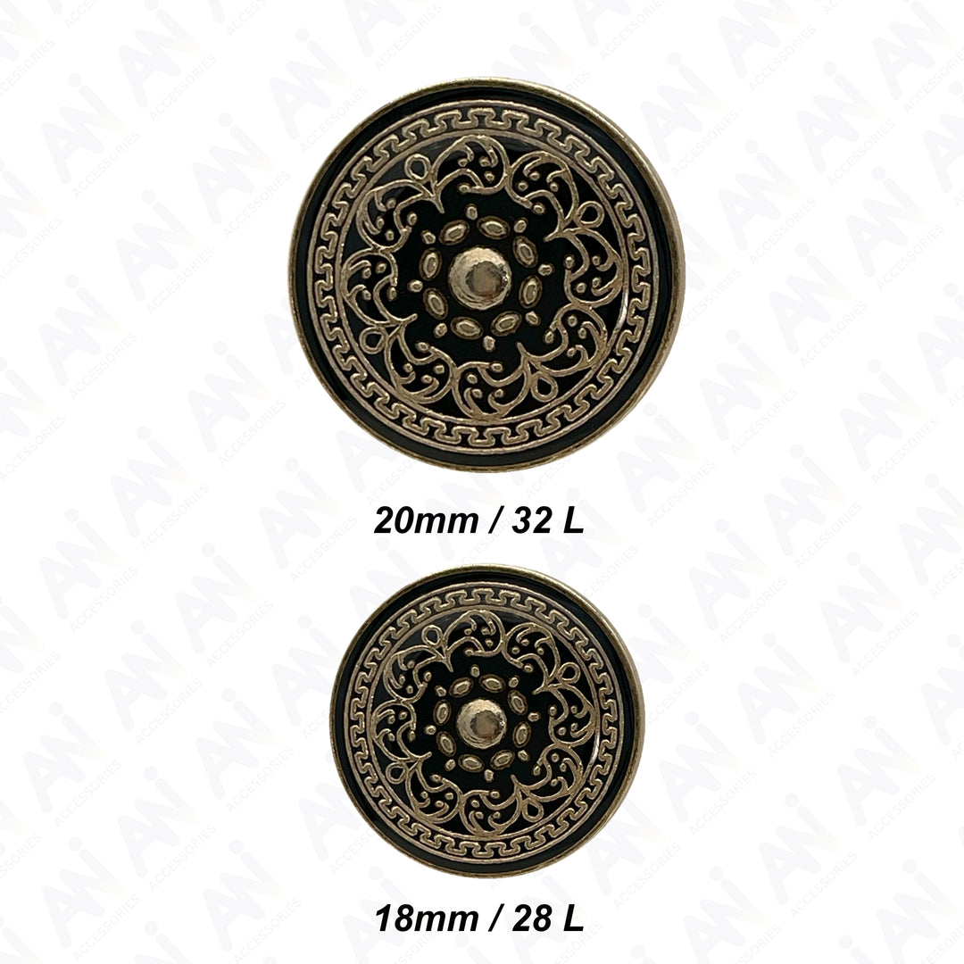 Royal Elegance Metal Buttons