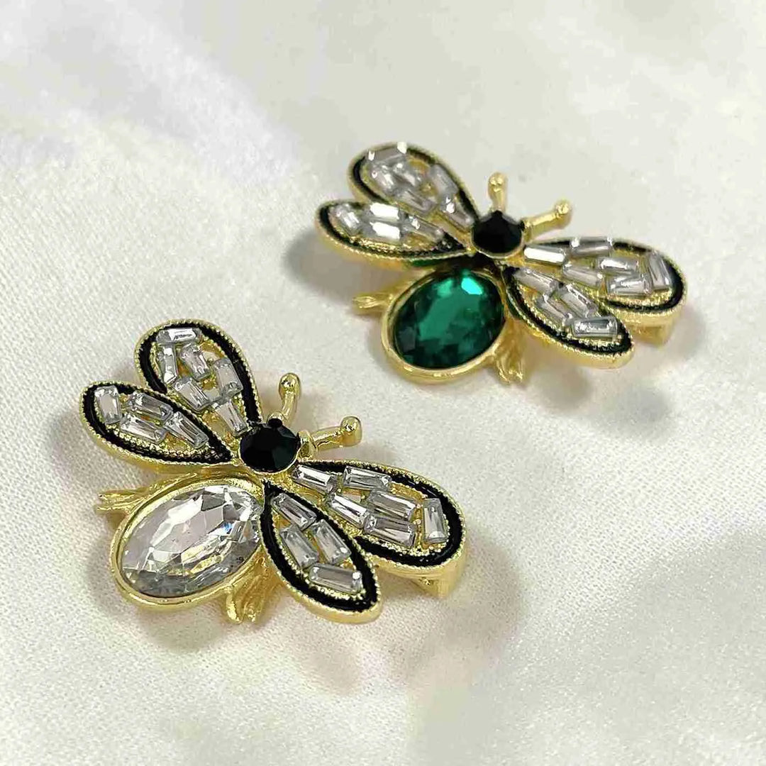 Crystal Bee Brooch