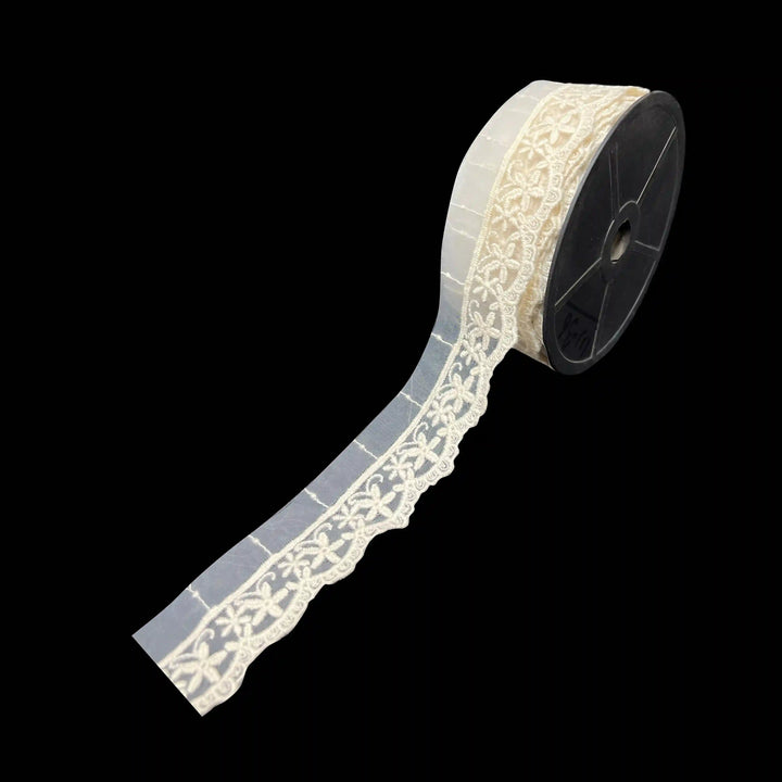 Dainty Starflower Organza Lace | 2 Meters | CE-3