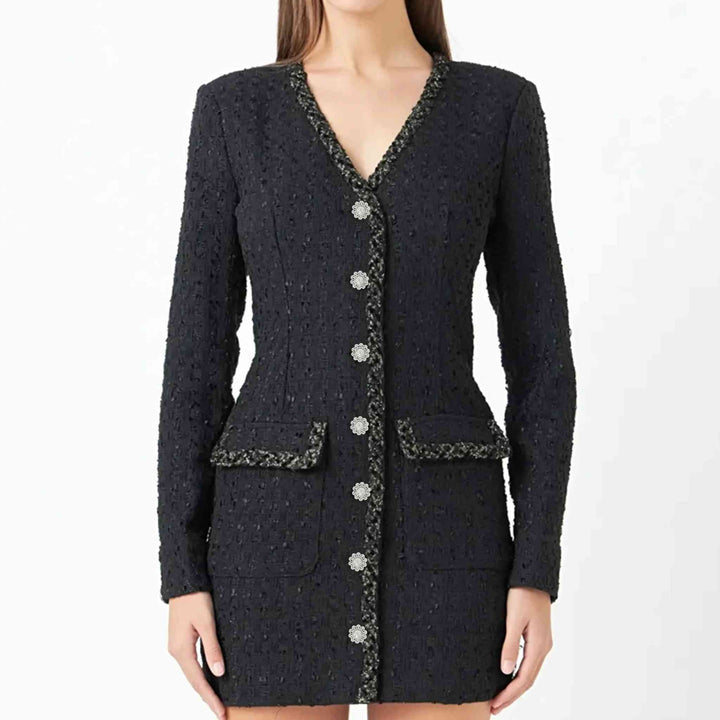 Sunflower Style Dome Rhinestone Metal Buttons | 28mm(44L)