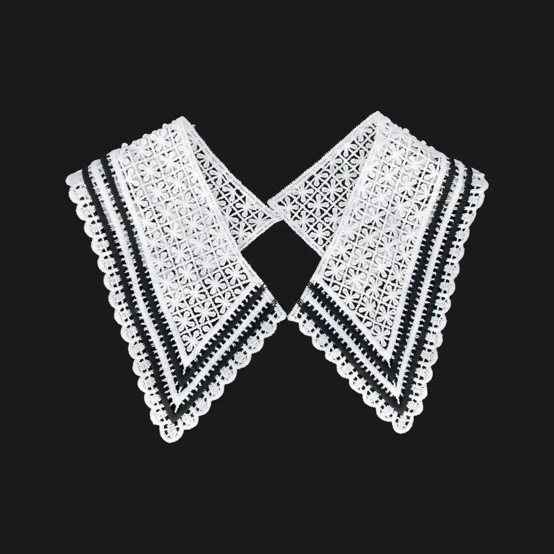 Lace Applique Detachable Collar for Adult & Kids – Ani Accessories refined decorative collar